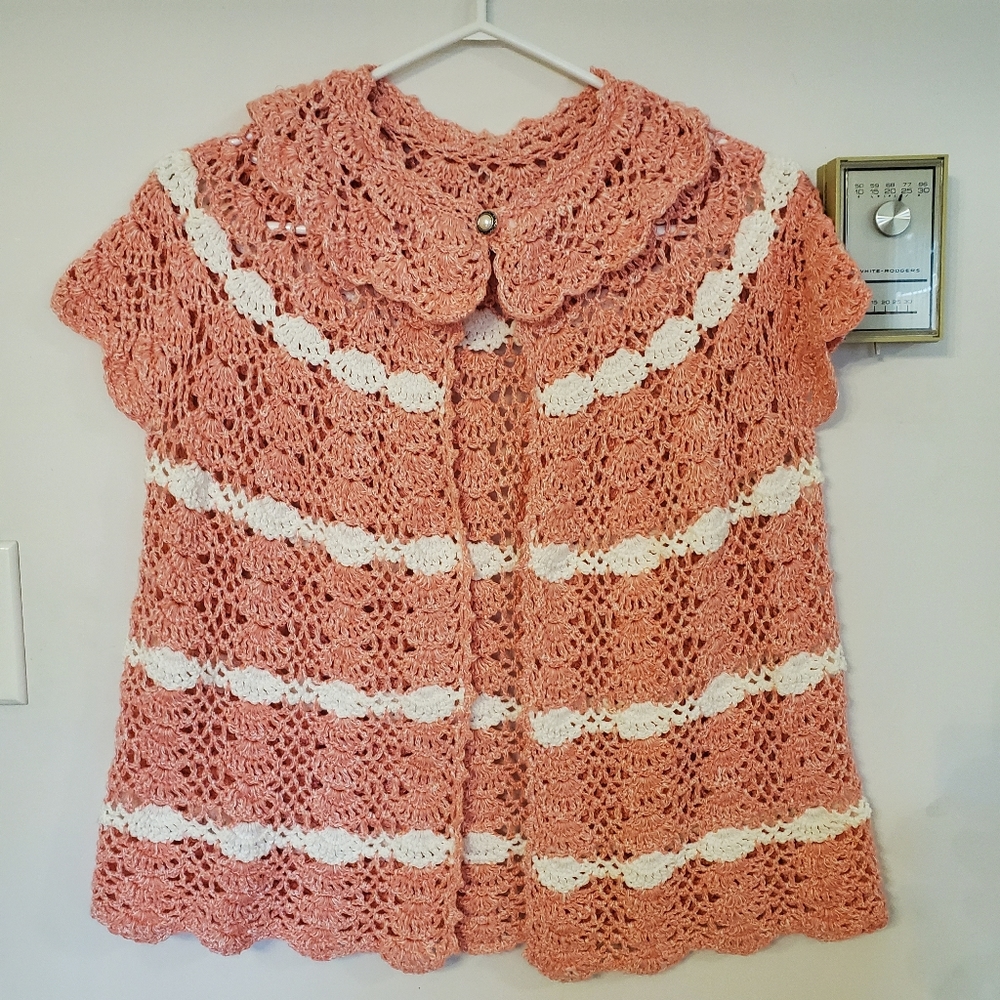 Pink Knitted Cardigan